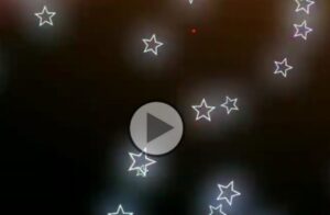 stars black screen overlay video